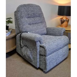 SHOWROOM CLEARANCE ITEM - RISER RECLINER - Sherborne Beaumont Petite Dual Motor Riser Recliner with Adjustable Headrest & Lumbar