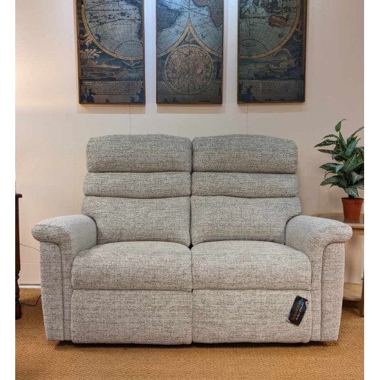 SHOWROOM CLEARANCE ITEM - Sherborne Comfi-Sit 2 Seater Sofa & Standard Power Recliner in small size