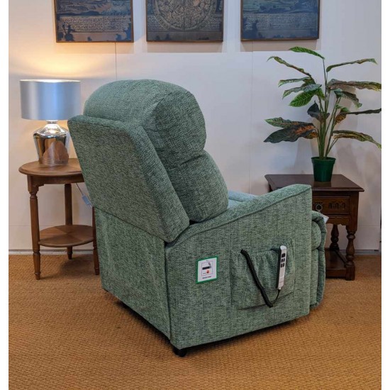 SHOWROOM CLEARANCE ITEM - RISER RECLINER - Sherborne Harrow Small Dual Motor Riser Recliner 