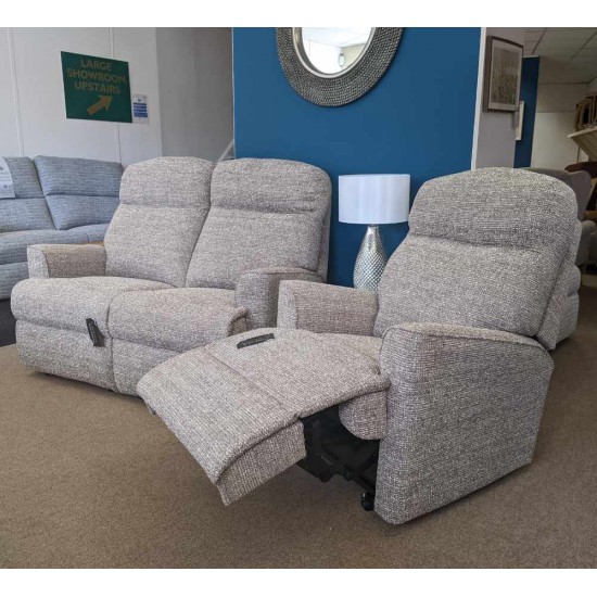 SHOWROOM CLEARANCE ITEM - Sherborne Harrow 2 Seater Sofa & Manual Recliner