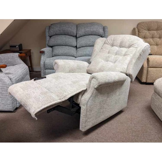 SHOWROOM CLEARANCE ITEM - Sherborne Lynton Suite - 2 Seater Sofa & Manual Recliner in Standard Size