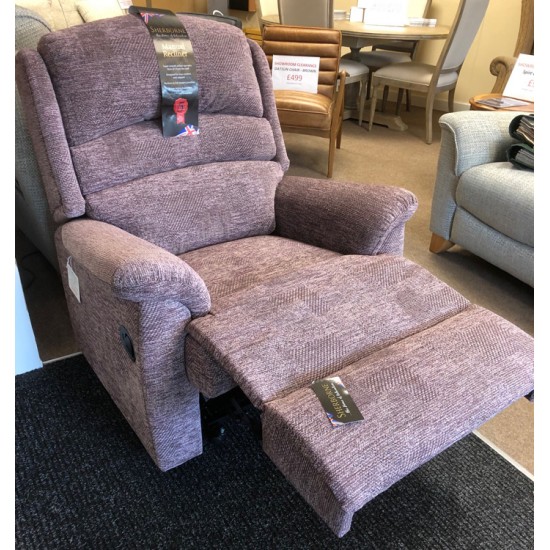 SHOWROOM CLEARANCE ITEM - Sherborne Olivia 3 Seater Sofa and Manual Recliner